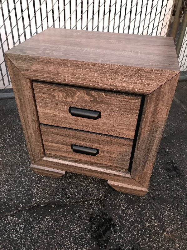 lot 825 image: New bedside table or use as in tables for couch either andor