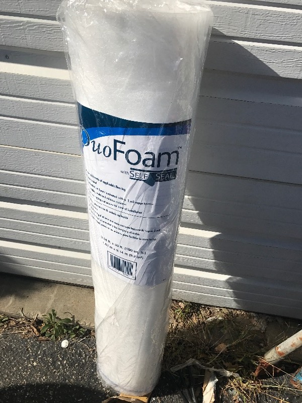 lot 834 image: Role of floor underlayment as pictured
