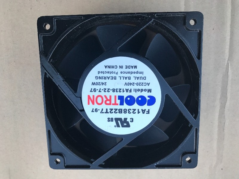 lot 820 image: Two new cooling fans 5 x 5