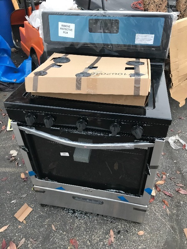 New Gas Stove Outside Glass On Oven Door Got Broken In Shipping