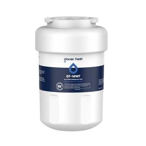 lot 25823 image: GLACIER FRESH Replacement for MWF Refrigerator Water Filters, SmartWater MWFP, MWFA, GWF, HDX FMG-1, WFC1201, RWF1060, 197D6321P006, Kenmore 9991, 1 Pack - Retail $15
