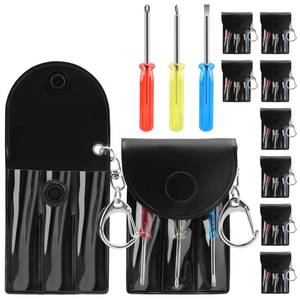 lot 25834 image: Party Favors Mini Small Bulk Gifts for Adults Men, 10 Pcs Mini Screwdriver Keychain Set, Easter Basket Stuffers, Bulk Stocking Stuffers Fathers Day Dad Gifts Prizes for Adults Men - Retail $10