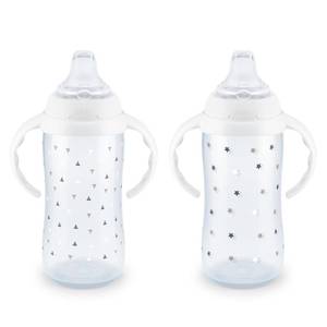 lot 25899 image: NUK Learner Cup 6 Months Timeless Collection Amazon Exclusive 10 Oz BPA Free Spill Proof Sippy Cup 2 Count (Pack of 1) - Retail $14