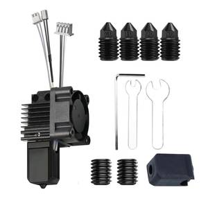 lot 25913 image: 0.4mm Hardened Steel All-in-one Fully hot end kit with Fan for Bambu Lab X1 X1C 3D Printer, Hot End Assembly 0.20.40.60.8mm Hardened Steel Nozzle for Bambu Lab 3D Printer. - Retail $26