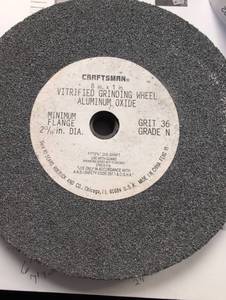 lot 802 image: Craftsman 8-inch Vitrified Grinding Wheel
