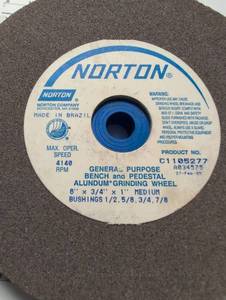 lot 811 image: Norton 6-inch Alundum Grinding Wheel