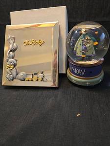 lot 1138 image: Our Baby Musical Snow Globe with Photo Album