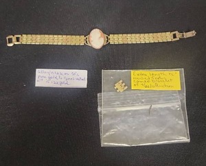 Vintage Hand Carved Shell Cameo Gold-Tone Link Bracelet - marked 1/20 12K Gold Filled - Rare, only found 1 similar online that sold for $130