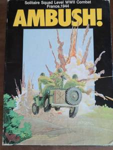 lot 1516 image: Ambush WWII Squad Level Combat Board Game 1983