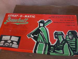 lot 1518 image: Strat-O-Matic Baseball Board Game