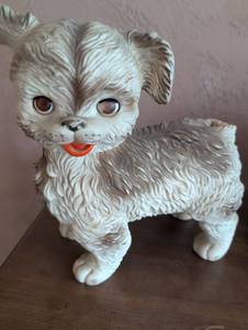 lot 1523 image: 1960s Edward Mobley Squeak Toy White Dog