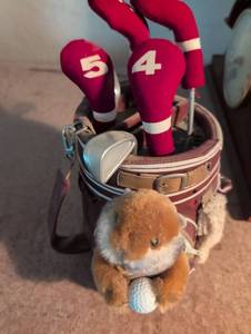 lot 1543 image: Wilson Golf Club Set with Plush Mascot