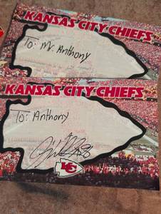 lot 1560 image: Signed Kansas City Chiefs Arrowhead Stadium Photo