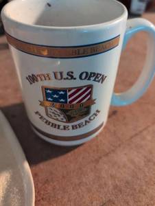 lot 1568 image: 2000 Pebble Beach US Open Golf Championship Coffee Mug