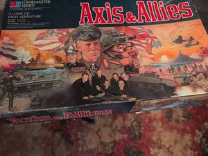 lot 1625 image: MB Gamemaster Axis & Allies Board Game