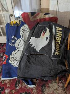 lot 1626 image: US Air Force Airborne Flags