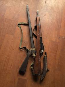 lot 1628 image: WW2 Era M1 Garand Training Rifles