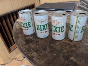 lot 1644 image: Dixie Beer Cans Collection
