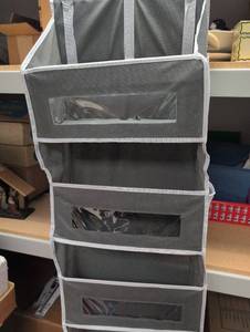 lot 316 image: Hanging Closet Organizer with Clear Windows