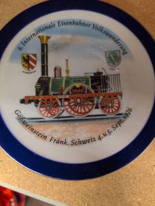 lot 322 image: 1976 German Railway Commemorative Plate