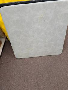 lot 329 image: Folding Card Table with Metal Frame