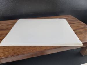 lot 2586 image: White Drawing Paper Stack Sticker 8x10