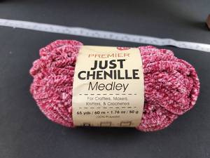 lot 2590 image: Premier Just Chenille Medley Pink Yarn