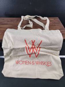 lot 2600 image: Women & Whiskies Canvas Tote Bag