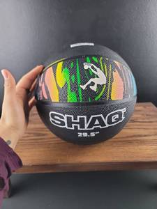 lot 5547 image: Shaq Rainbow Design Basketball 29.5