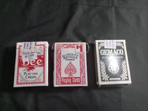 lot 2825 image: Casino Playing Cards Collection - Bee, Maverick & Gemaco Decks