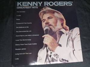 lot 2864 image: Kenny Rogers Greatest Hits LP Album