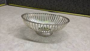 lot 1038 image: Silver-Plated Open Wire Fruit Bowl or Bread Basket