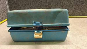lot 1069 image: Tackle Box with Fishing Lures and Supplies