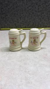 lot 1135 image: Colony Market Place from Amana Colonies Iowa - Salt and Pepper Shakers. (SS)