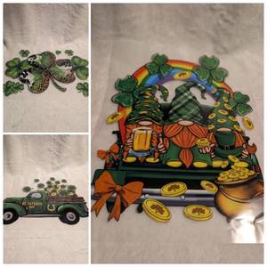 lot 2104 image: St. Patricks Day Decorative Heat Transfers - 3 ct