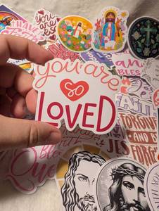 lot 2112 image: Christian Faith Inspirational Sticker Pack