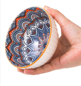 lot 2118 image: Handcrafted Moroccan Pattern Ceramic Bowl