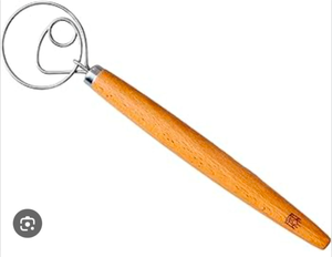 lot 2120 image: Danish Wooden Dough Whisk