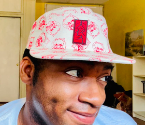 Japanese Character Pattern Snapback Cap