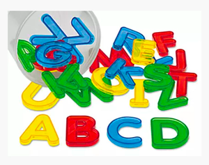 Translucent Plastic Alphabet Letters Set