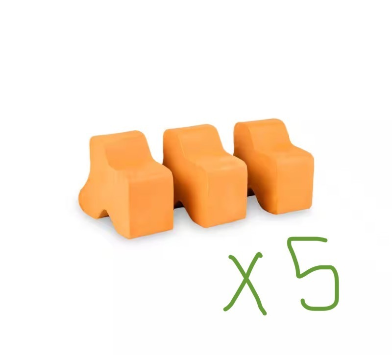 lot 65 image: Pennington 1.5 in. Terra Cotta Clay Pot Planter Feet (5 Packs of 3)