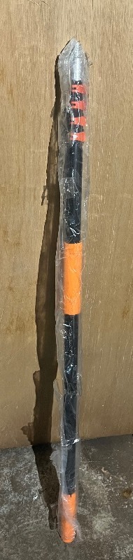 lot 108 image: 5 Professional Quality Black & Orange 5-Tier Extension Pole w Foam Hand Cushion - Threaded End Great for most Attachments