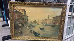 lot 1000 image: Paoletti Oil Painting 32x44