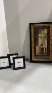 lot 1033 image: Kitchen Art Print Collection with Framed Art 1ft x 9 inches
