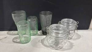 lot 1051 image: Coca-Cola Glass Collection with Storage Jars
