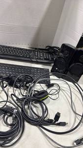lot 1063 image: Computer Accessories Bundle with Keyboards and Speakers and more