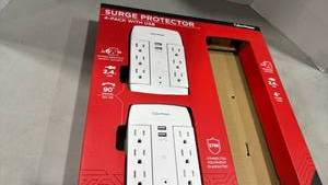lot 1066 image: CyberPower 6 Outlet Surge Protector with USB Ports