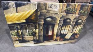 lot 1067 image: Stretched canvas wall decor 24x36