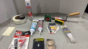 lot 1152 image: Home Repair Supply Bundle with JB Weld and Adhesives