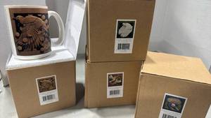 lot 2015 image: Chris butler collection bird coffee mugs